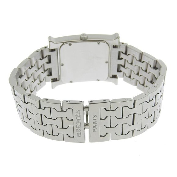 HERMES H watch Watches HH1.510 Silver SilverDial Stainless Steel Quartz An... - Picture 5 of 8